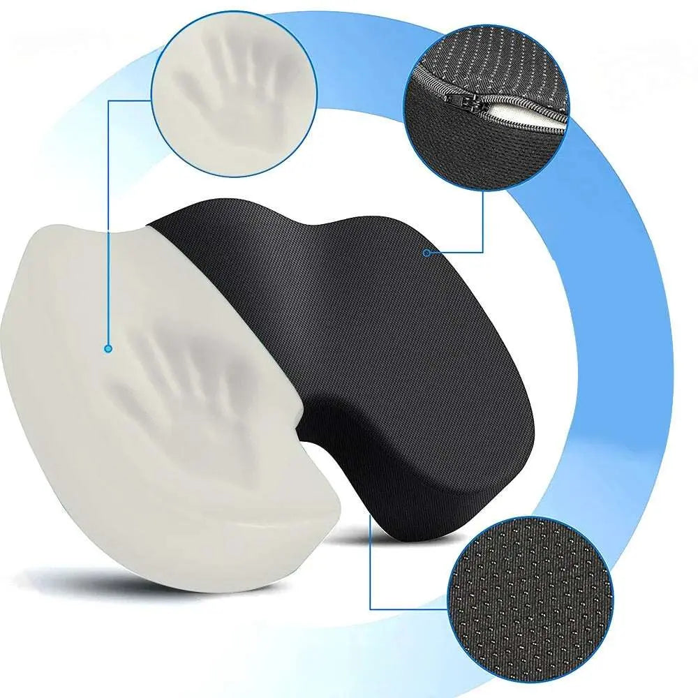 Coussin Coccyx Voyage En Mousse À Mémoire De Forme - Coussea