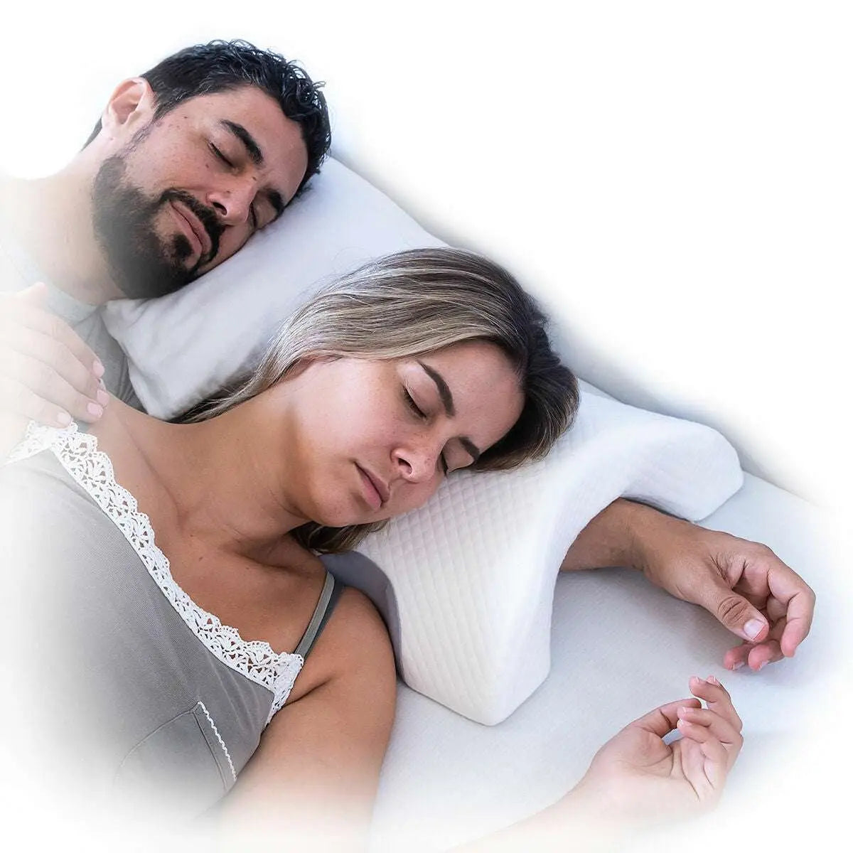 Coussin Cervical Viscoélastique Pour Couple - Coussea