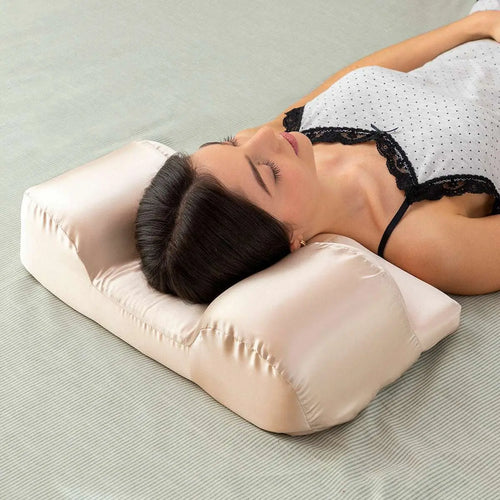 Coussin Cervical Anti-rides En Satin - Coussea