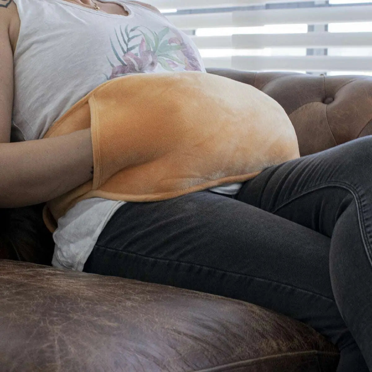 Coussin Bouillotte Rechargeable Ergonomique Avec Ceinture - Coussea