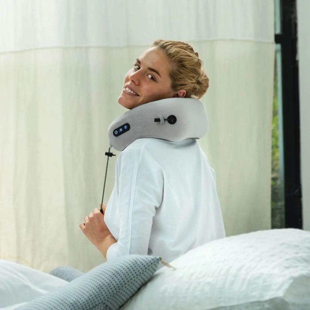 Coussin Massage Nuque De Voyage Rechargeable - Coussea