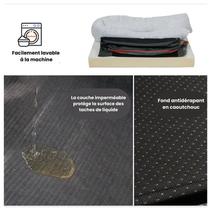 Lit En Mousse Orthopédique Pour Chien | Sérénité Royale - Coussea