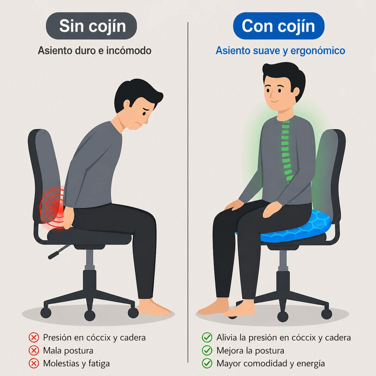 The Zero Cushion™ Coussea