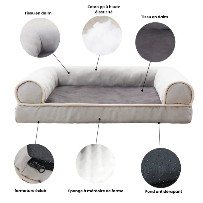 Lit Xxl À Mémoire De Forme Pour Chien - Coussea