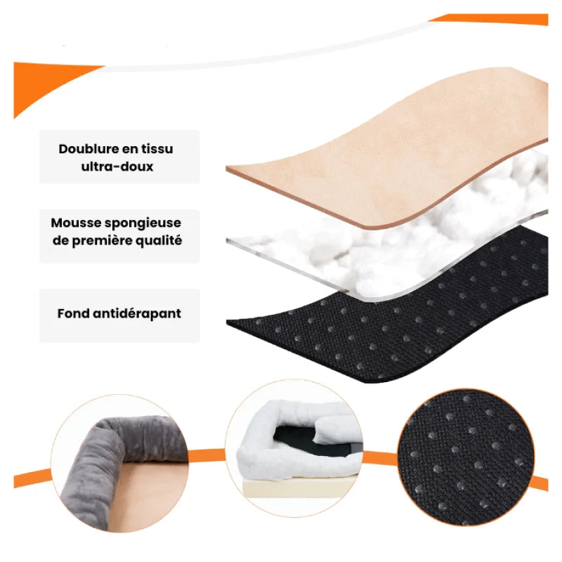 Matelas Orthopédique Anti Arthrose Pour Chien | Repos Royal - Coussea